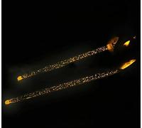 drum sticks Luminous,Acrylic,Luminous Light Up Bright Glow In The Dark Drumsticks Stage Performance Drumsticks(H)