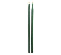 Drum Sticks, No Fading Durable Drum Accessories Colorful Maple Wood for Popular Music for Jazz(Green)