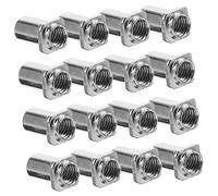 Drum Swivel Nut 20Pcs Iron Silver Lug Spare Part for Tom Snare