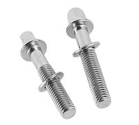 Drum Tight Screw, 2PCS Portable Stainless Steel Drum Screw Tension Rods for Percussion Instrument Parts (WC901)