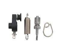 Drum Tread Hammer Spring Hook Set, Metal Drum Kit Accessories with Tensioner and Spring Cam for Bass Drum Pedal, Sturdy Replacement Parts for Easy Assembly and Stable