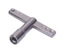 Drum Tuning Adjusting Wrench Silver Metal Z-shaped T-shaped Square Hole Wrench Percussion Instrument Accessory Tool Drum Tool for Tuning Drums Accessories Musical Instruments Parts