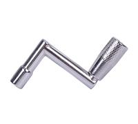 Drum Tuning Adjusting Wrench Silver Metal Z-shaped T-shaped Square Hole Wrench Percussion Instrument Accessory Tool Drum Tool for Tuning Drums Accessories Musical Instruments Parts