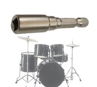 Drum Tuning Key Drill, Tension Drum Key with Magnetic Head, Percussion Hardware Tool, Drum Accessories for Hand Drill, Screwdriver