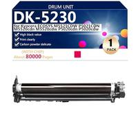 Drum Unit Replacement DK-5230 Compatible for Kyocera ECOSYS M5521CDW P5021CDN M5520cdn M5520cdw P5020cdn P5020cdw Printers ,Magenta-1 pack