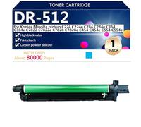 Drum Unit Replacement for Konica Minolta Bizhub C221 224 284 364 454 554 ADC285 365 Printers, 1500 Pages,Cyan-1 pack