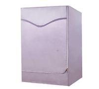 Drum Waterproof Sunscreen Washing Machine Cover, Silver Printing, Suitable for All Models of Brand Washing Machines (Purple,L)