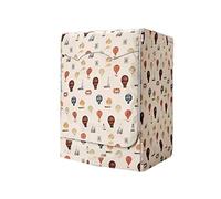 Drum Waterproof Sunscreen Washing Machine Cover, Silver Printing, Suitable for All Models of Brand Washing Machines (Yifan,M)