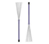Drum Wire Brushes, Percussion Retractable Drums Stick, 36.5cm Adorable Percussions Spread Sticks, Portable 1 Pair Wire Drum Accessories Rods Brush for Home, Performance, Live
