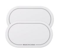 Drumhead Patches, 2 Pack Drum Protective Pad Self Adhesive Drumhead Patch Protectors for Bass Drum and Percussion Accessories (18x10cm)