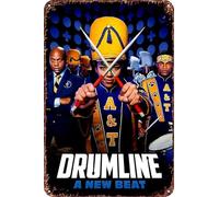 Drumline: A New Beat Vintage Tin Sign Wall Art Decor - Retro Sign for Home Patio Decor Gifts Movie Poster - 8x12 Inch