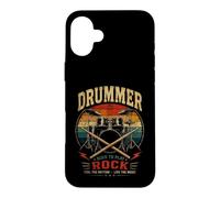 DRUMMER BORN TO PLAY ROCK FEEL THE RHYTHM Drummers Case for iPhone 16 Plus