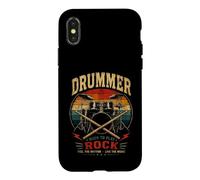 DRUMMER BORN TO PLAY ROCK FEEL THE RHYTHM Drummers Case for iPhone X/XS