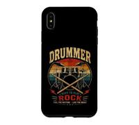 DRUMMER BORN TO PLAY ROCK FEEL THE RHYTHM Drummers Case for iPhone XS Max