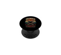 DRUMMER BORN TO PLAY ROCK FEEL THE RHYTHM Drummers PopSockets Adhesive PopGrip