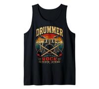 Drummer Born to Play Rock Feel THE Rhythm Drummers Tank Top