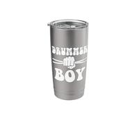 Drummer Boy Funny Drummer for Boys and Men Stainless Steel Insulated Tumbler