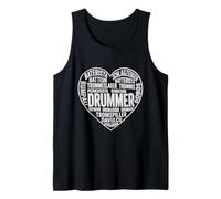 Drummer by Heart. Tank Top