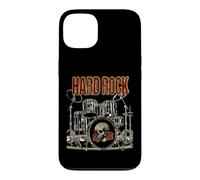 Drummer Drum Set Hard Rock Music Skull Motif Case for iPhone 13