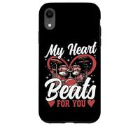 Drummer Drum Set Heart My Heart Beats For You Case for iPhone XR