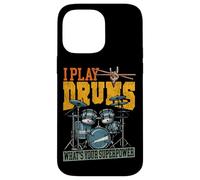 Drummer Drum Set Vintage I Play Drums What's Your Superpower Case for iPhone 14 Pro Max