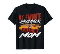 Drummer Drum Set Vintage My Favorite Drummer Calls Me Mom T-Shirt