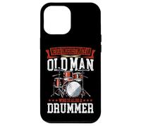 Drummer Drum Set Vintage Never Underestimate An Old Man Who Case for iPhone 12 Pro Max