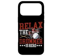 Drummer Drum Set Vintage Relax The Drummer Is Here Case for iPhone 17 Pro Max