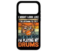 Drummer Drum Set Vintage Retro I Might Look Like I'm Case for iPhone 17 Pro Max
