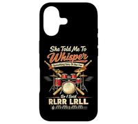 Drummer Drum Set Vintage She Told Me To Whisper Something Case for iPhone 17