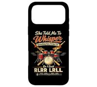 Drummer Drum Set Vintage She Told Me To Whisper Something Case for iPhone 17 Pro Max