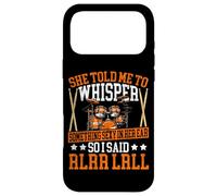 Drummer Drum Set Vintage She Told Me To Whisper Something Case for iPhone 17 Pro Max