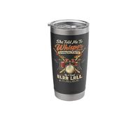 Drummer Drum Set Vintage She Told Me to Whisper Something Stainless Steel Insulated Tumbler