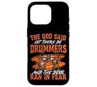 Drummer Drum Set Vintage The God Said Let There Be Drummers Case for iPhone 16 Pro