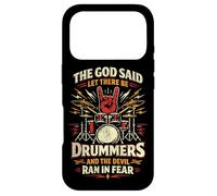 Drummer Drum Set Vintage The God Said Let There Be Drummers Case for iPhone 17 Pro
