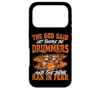 Drummer Drum Set Vintage The God Said Let There Be Drummers Case for iPhone 17 Pro
