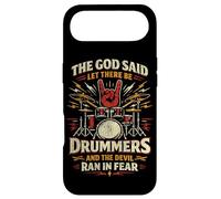 Drummer Drum Set Vintage The God Said Let There Be Drummers Case for iPhone Air