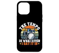 Drummer Drum Set Vintage The Tempo Is Whatever I Say It Is Case for iPhone 12 Pro Max