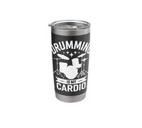 Drummer Drumming is My Cardio Stainless Steel Insulated Tumbler