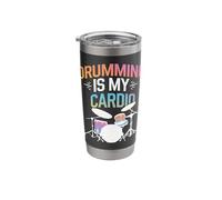 Drummer Drumming is My Cardio Stainless Steel Insulated Tumbler