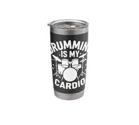 Drummer Drumming is My Cardio Stainless Steel Insulated Tumbler