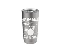 Drummer Drumming is My Cardio Stainless Steel Insulated Tumbler