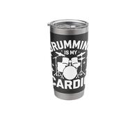 Drummer Drumming is My Cardio Stainless Steel Insulated Tumbler