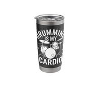 Drummer Drumming is My Cardio Stainless Steel Insulated Tumbler