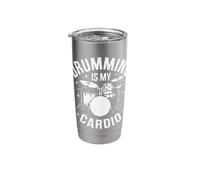 Drummer Drumming is My Cardio Stainless Steel Insulated Tumbler
