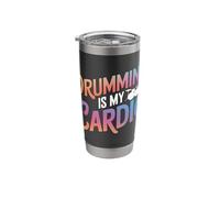 Drummer Drumming is My Cardio Stainless Steel Insulated Tumbler