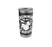 Drummer Drumming is My Cardio Stainless Steel Insulated Tumbler