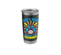 Drummer Drums Music Drum Set Drumming Instrument Player Stainless Steel Insulated Tumbler