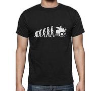 Drummer Evolution Men T Shirt Funny Drums Gift Idea Musician Tee Black Tee