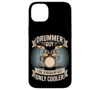 Drummer Guy Like A Regular Guy Only Cooler Drum Set Case for iPhone 14 Plus